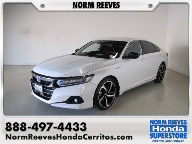 used 2022 Honda Accord Hybrid car, priced at $22,998