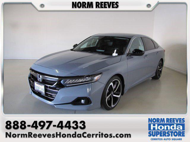 used 2021 Honda Accord car, priced at $23,998