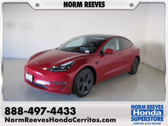 used 2023 Tesla Model 3 car, priced at $21,998