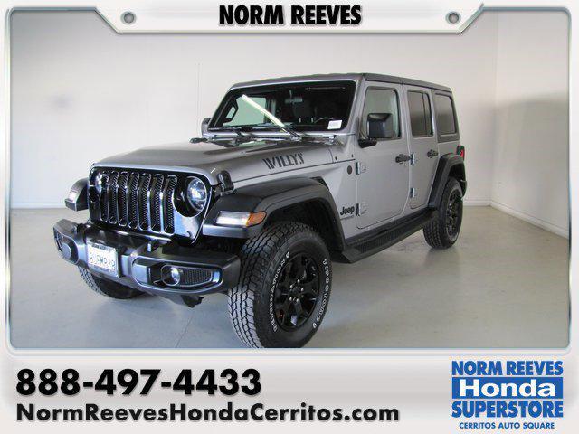 used 2021 Jeep Wrangler car, priced at $30,998