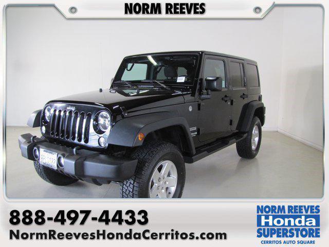 used 2016 Jeep Wrangler Unlimited car, priced at $16,998