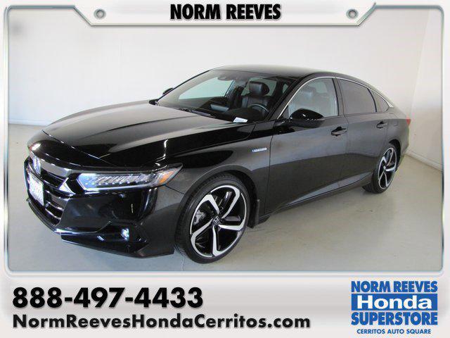 used 2022 Honda Accord Hybrid car, priced at $26,998