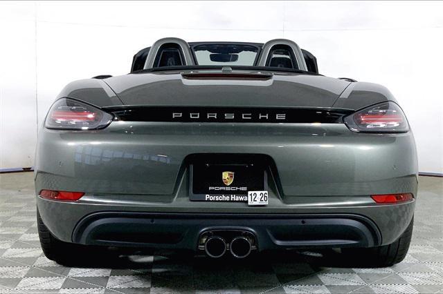 new 2025 Porsche 718 Boxster car, priced at $90,225