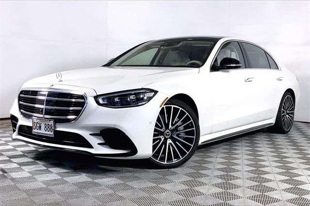 used 2022 Mercedes-Benz S-Class car, priced at $74,995