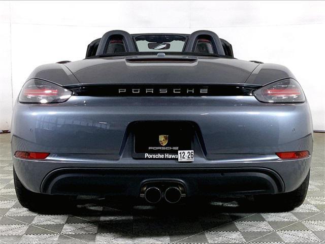 new 2025 Porsche 718 Boxster car, priced at $91,575