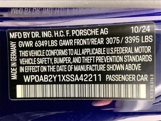 new 2025 Porsche Taycan car, priced at $140,835