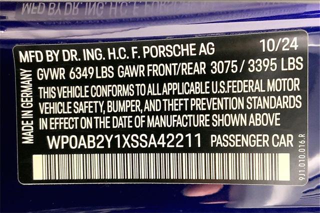 new 2025 Porsche Taycan car, priced at $140,835