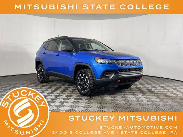used 2022 Jeep Compass car, priced at $25,497