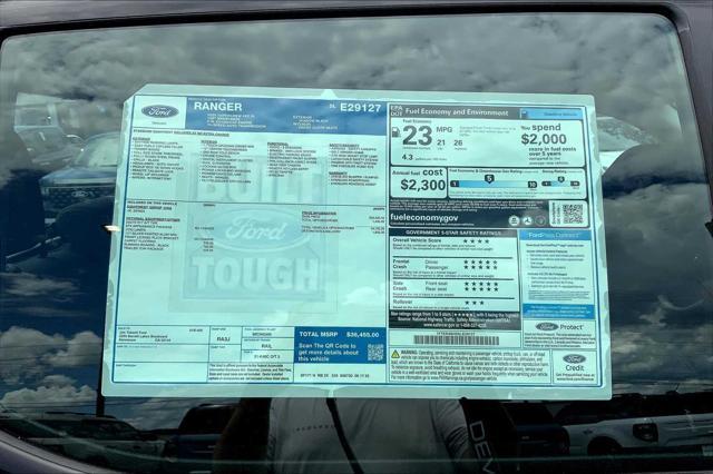 new 2025 Ford Ranger car, priced at $36,455