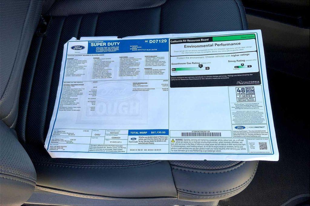 new 2025 Ford F-350 car, priced at $92,130
