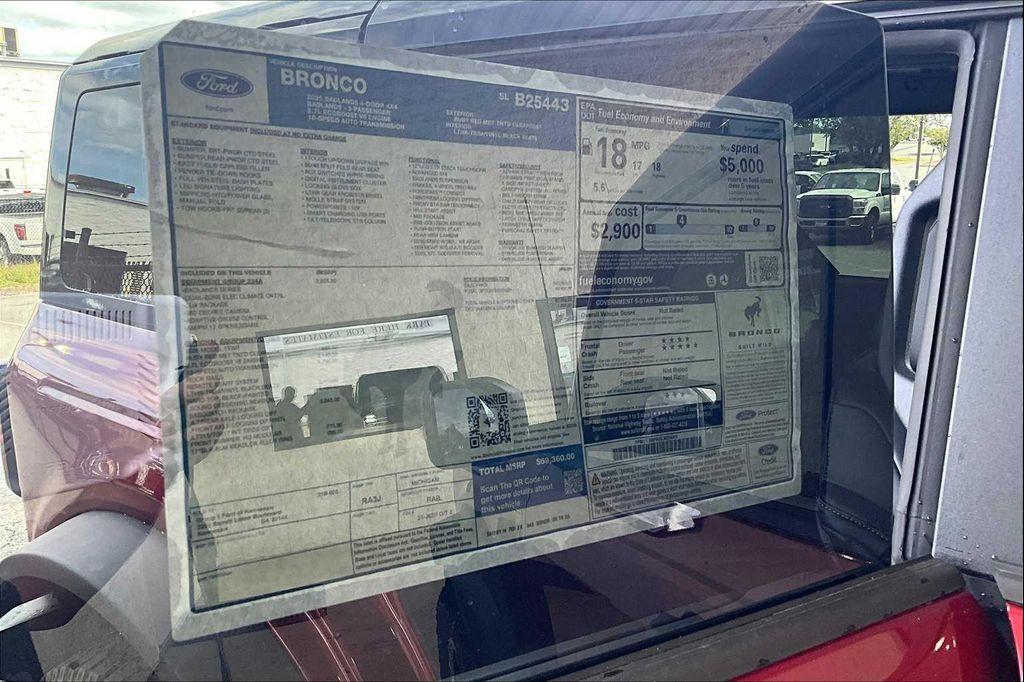 new 2025 Ford Bronco car, priced at $67,997