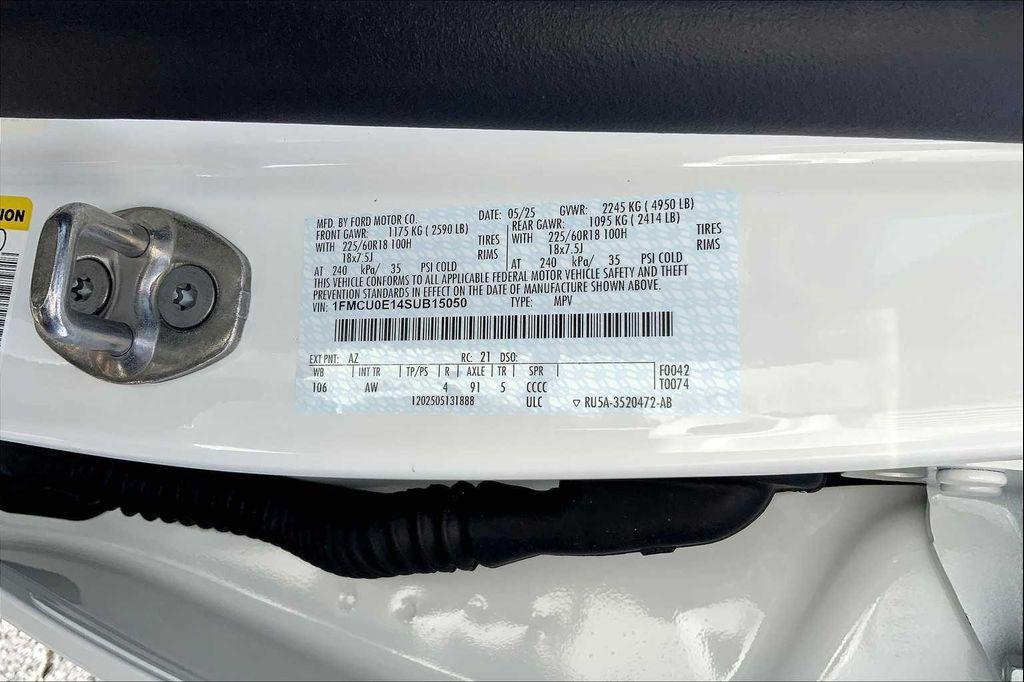 new 2025 Ford Escape PHEV car, priced at $42,833