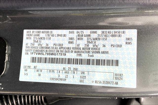 new 2025 Ford F-150 Lightning car, priced at $73,944
