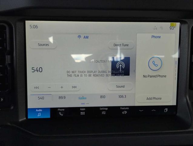 new 2025 Ford Bronco car, priced at $39,841