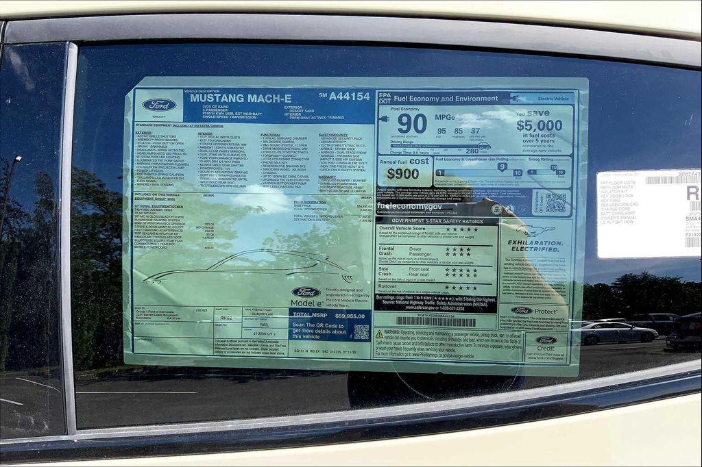 new 2025 Ford Mustang Mach-E car, priced at $57,676