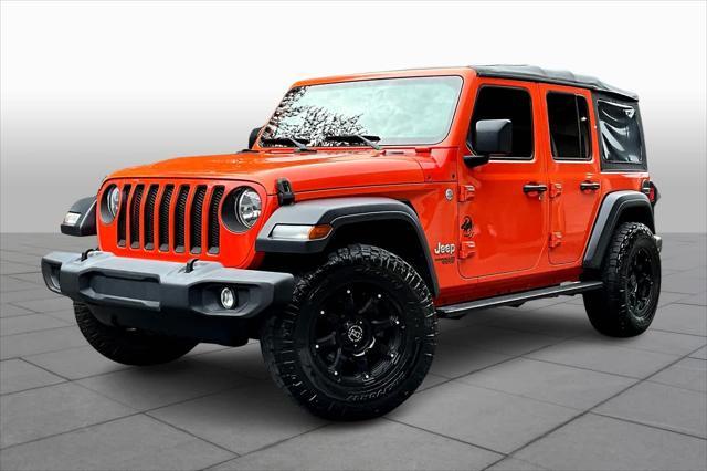 used 2018 Jeep Wrangler Unlimited car, priced at $21,999