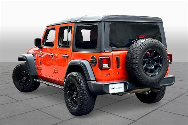 used 2018 Jeep Wrangler Unlimited car, priced at $21,999