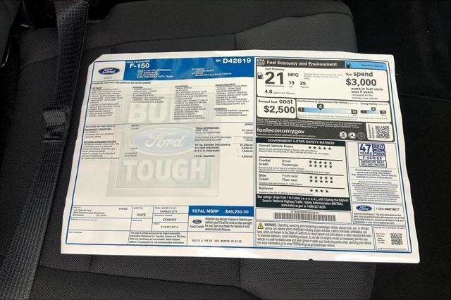 new 2025 Ford F-150 car, priced at $48,250