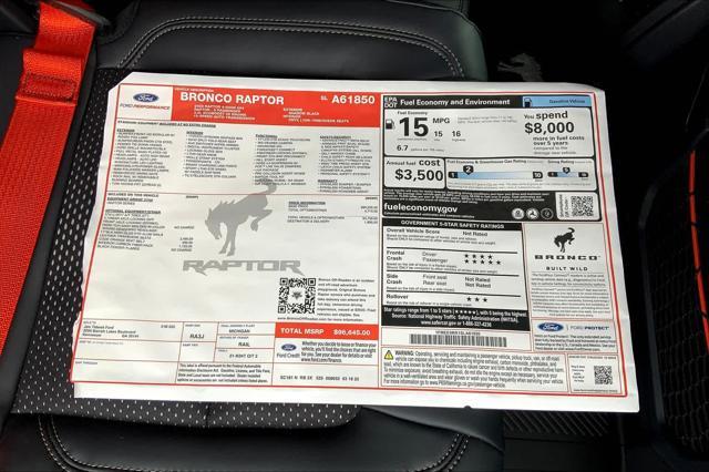 new 2025 Ford Bronco car, priced at $96,645