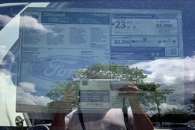new 2025 Ford Explorer car, priced at $57,015