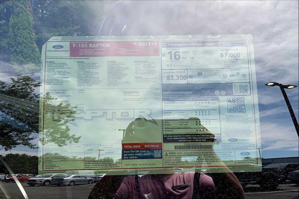 new 2025 Ford F-150 car, priced at $94,790