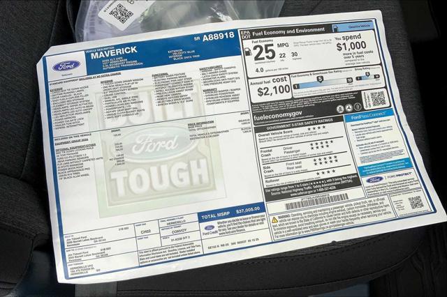 new 2025 Ford Maverick car, priced at $35,007