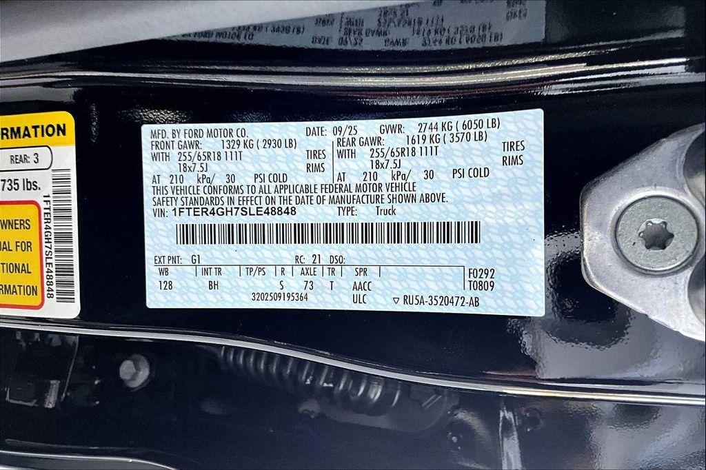 new 2025 Ford Ranger car, priced at $36,335