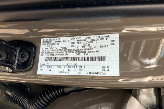 new 2025 Ford F-150 car, priced at $65,905