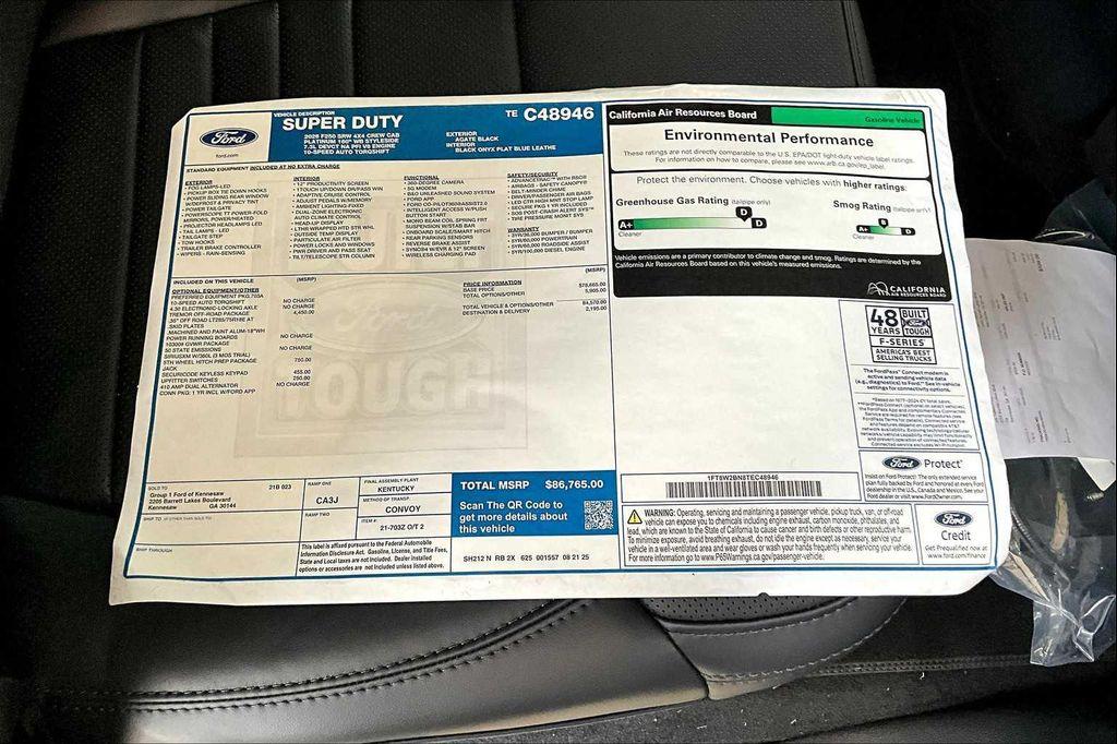 new 2026 Ford F-250 car, priced at $84,765