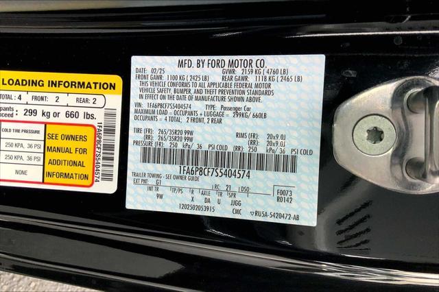 new 2025 Ford Mustang car, priced at $56,715