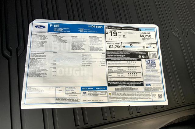 new 2025 Ford F-150 car, priced at $58,892