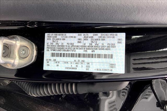 new 2025 Ford Escape PHEV car, priced at $45,515