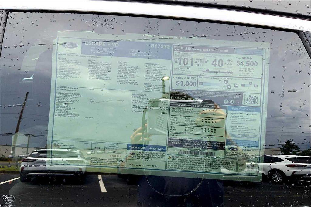 new 2025 Ford Escape PHEV car, priced at $41,734