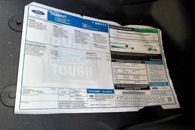 new 2025 Ford Transit-150 car, priced at $51,380