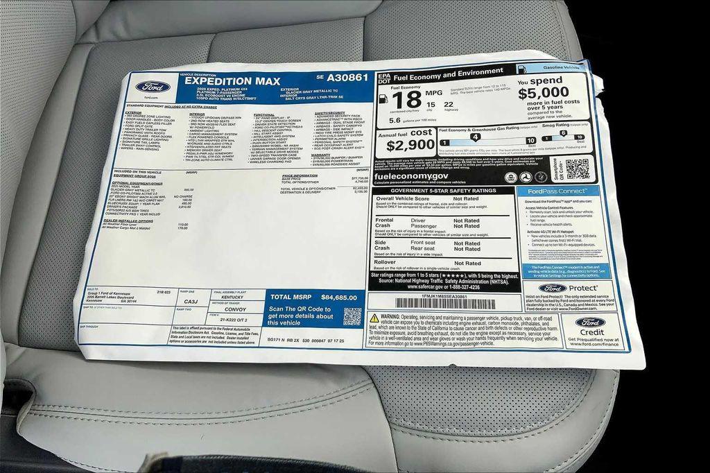 new 2025 Ford Expedition Max car, priced at $84,685