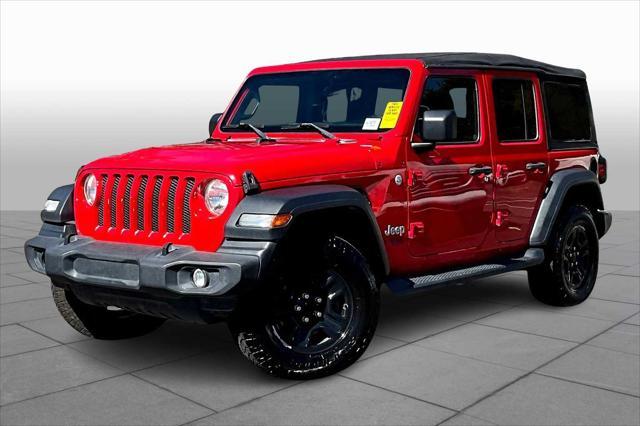 used 2018 Jeep Wrangler Unlimited car, priced at $19,999