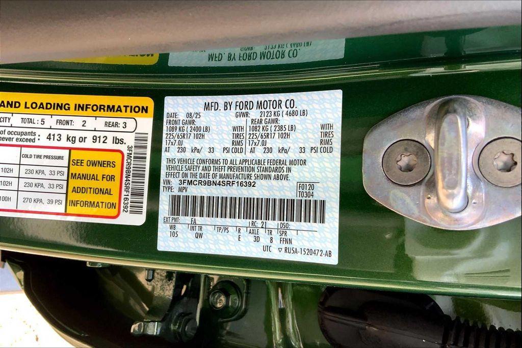 new 2025 Ford Bronco Sport car, priced at $30,205