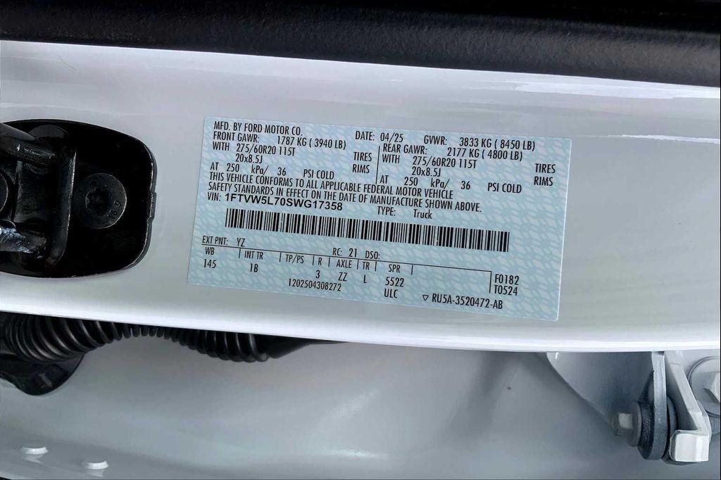 new 2025 Ford F-150 Lightning car, priced at $73,940