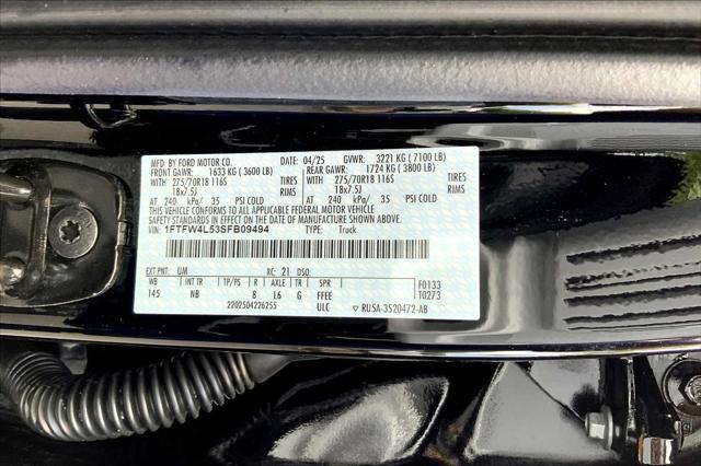 new 2025 Ford F-150 car, priced at $79,440