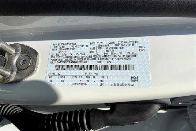 new 2025 Ford Escape PHEV car, priced at $39,890