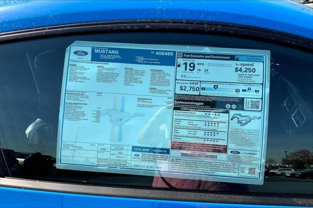 new 2025 Ford Mustang car, priced at $57,041