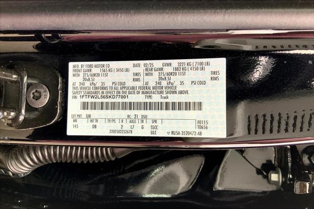 new 2025 Ford F-150 car, priced at $52,199