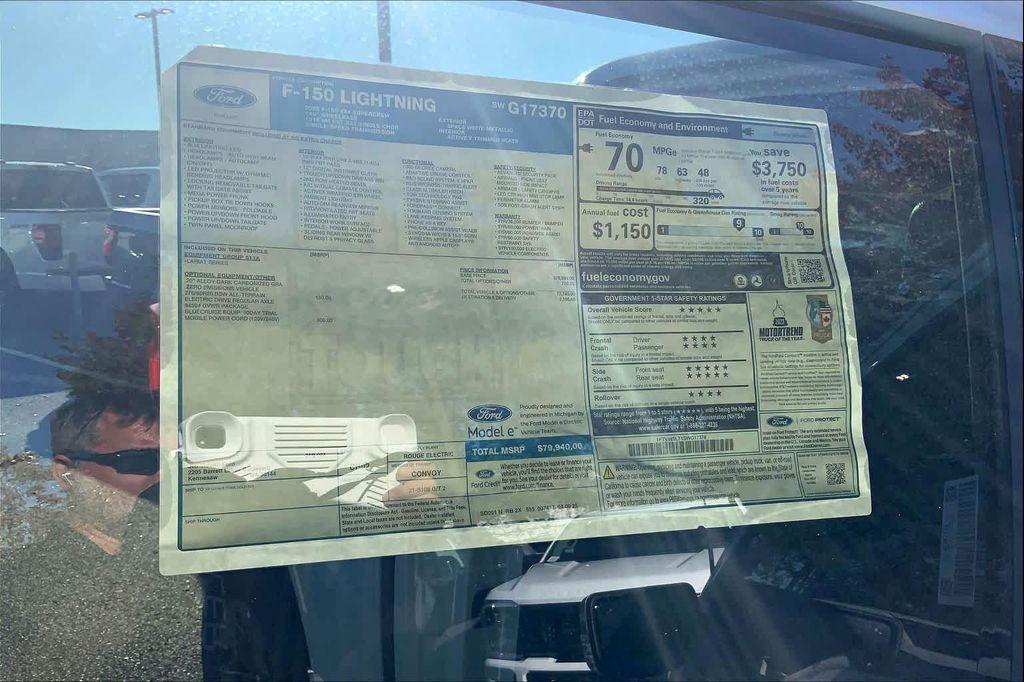 new 2025 Ford F-150 Lightning car, priced at $74,940