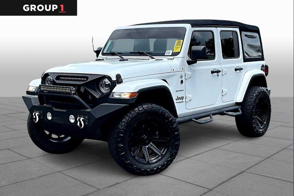 used 2018 Jeep Wrangler Unlimited car, priced at $24,400