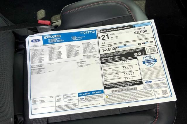 new 2025 Ford Explorer car, priced at $51,703