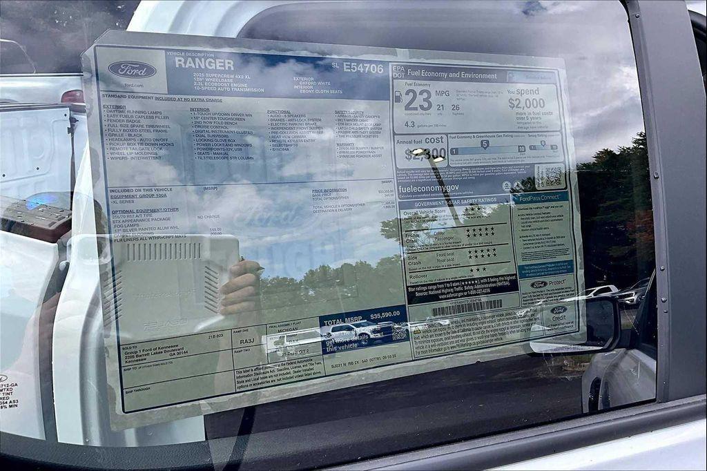 new 2025 Ford Ranger car, priced at $32,590