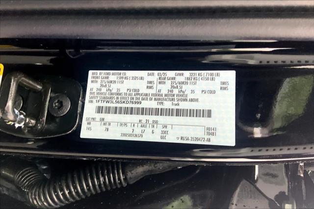 new 2025 Ford F-150 car, priced at $59,579
