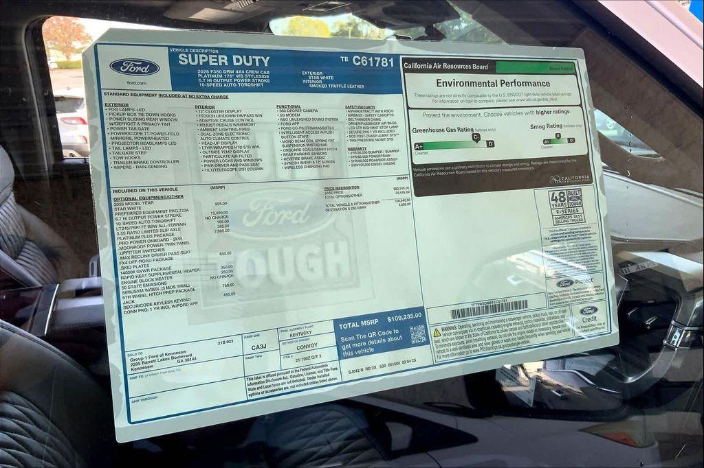new 2026 Ford F-350 car, priced at $109,235
