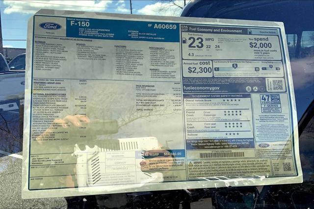 new 2025 Ford F-150 car, priced at $58,572