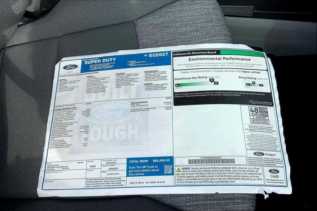 new 2025 Ford F-250 car, priced at $65,560